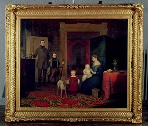 Porträt der Familie Van Cortland, ca. 1830